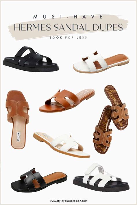 hermes faux sandals|Hermes dupe sandals Primark.